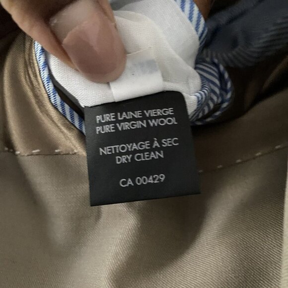 Tommy Hilfiger Men's Tan Notch Lapel Single Breasted Blazer - Picture 11 of 11